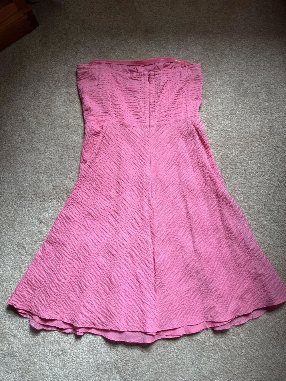 J. Crew Pink Cotton Dress